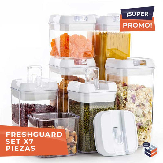 Organizador de Alimentos FreshGuard - Set x7 Piezas